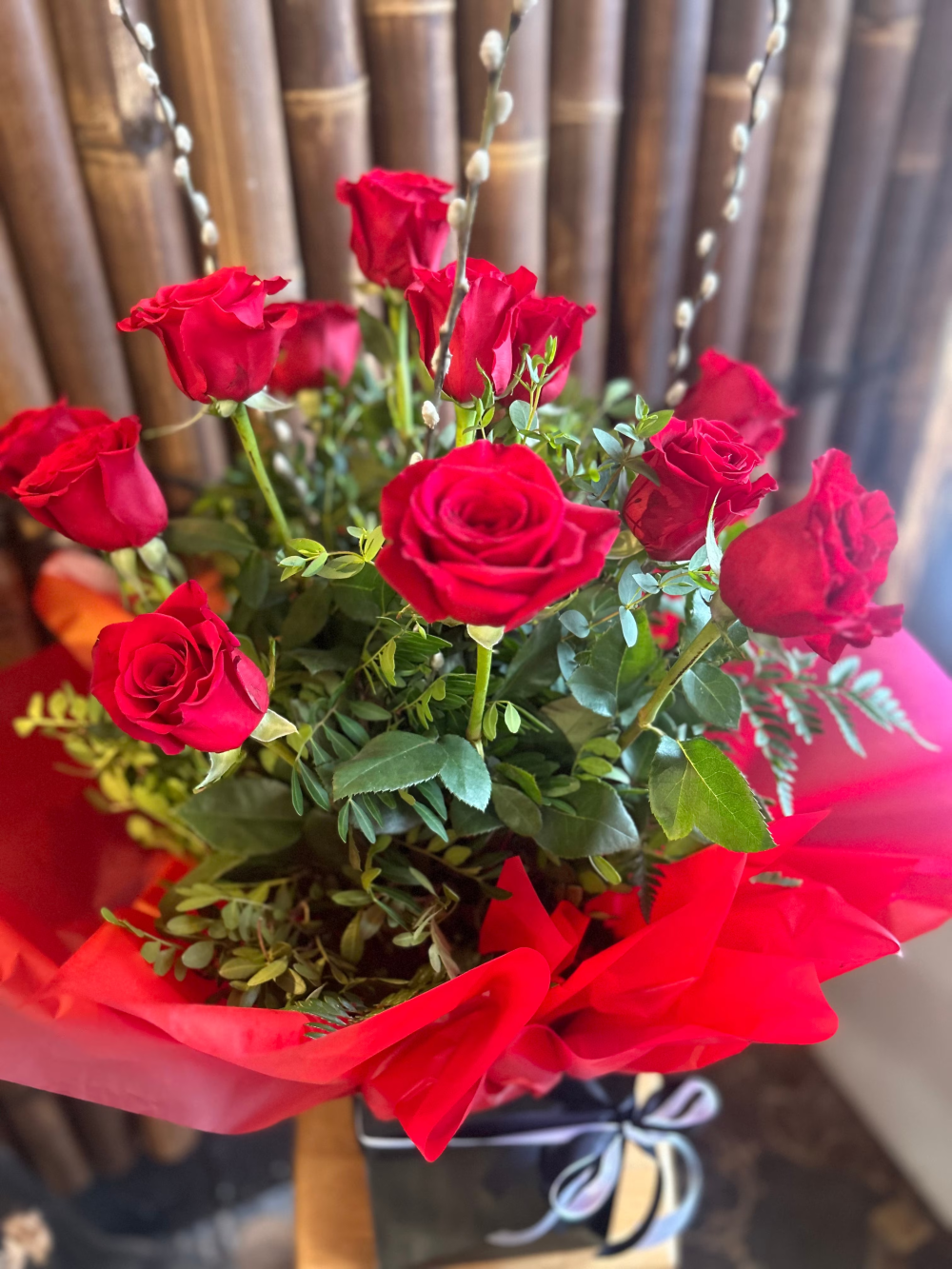 Virginia's Dazzling Dozen 12 Luxury Red Roses Product Image
